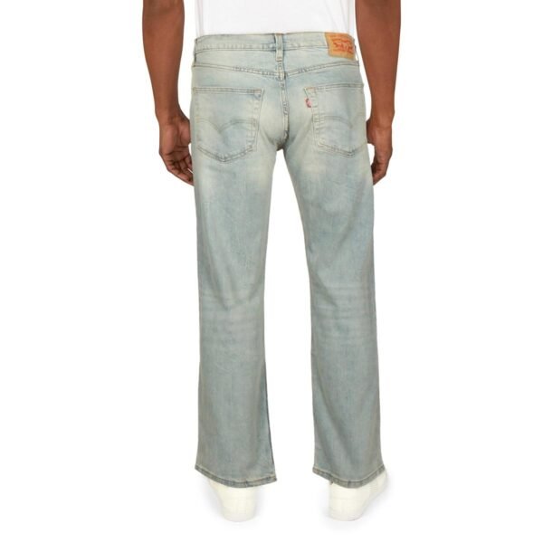 Levi Strauss & Co. Mens 514 Mid-Rise Light Wash Straight Leg Jeans - Image 2