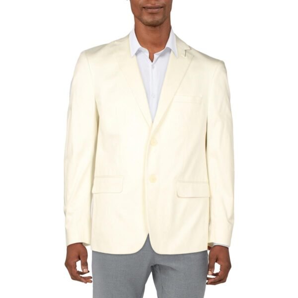 Calvin Klein Mens Menet Slim Fit Long Sleeve Suit Jacket