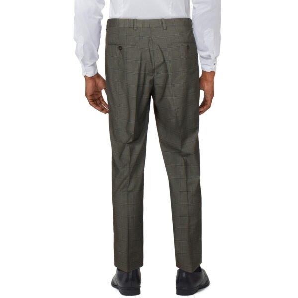 Perry Ellis Portfolio Mens Window Pane Plaid Suit Pants - Image 2