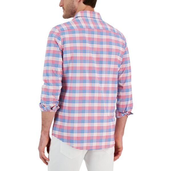 Club Room Mens Malia Plaid Woven Button-Down Shirt - Image 2